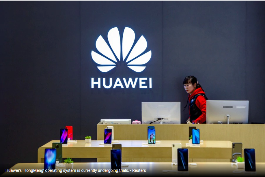 Huawei’s ‘HongMeng’ operating system is currently undergoing trials. - Reuters